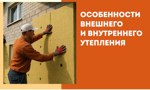 Какие особенности внешнего и внутреннего утепления в Кингисеппе