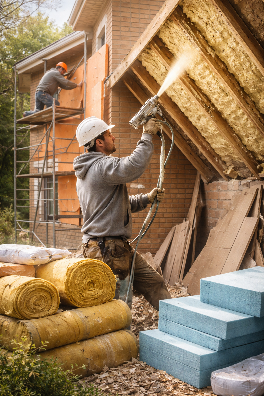 Утепление домов в Кингисеппе под ключ от 4361 руб/м2 | Профессионально — ТепломастерКгп